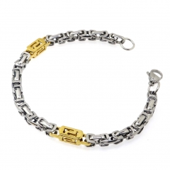 Wholesale stainless steel jewelry man's chain bracelet