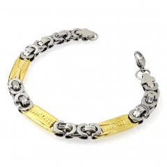 Wholesale stainless steel jewelry man's chain bracelet
