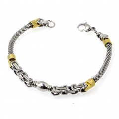 Wholesale stainless steel jewelry man's chain bracelet