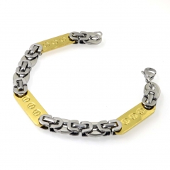 Wholesale stainless steel jewelry man's chain bracelet