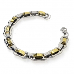 Wholesale stainless steel jewelry man's chain bracelet