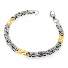 Wholesale stainless steel jewelry man's chain bracelet