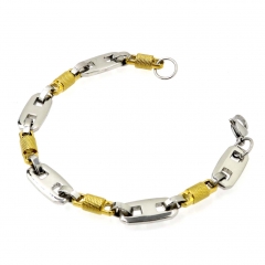 Wholesale stainless steel jewelry man's chain bracelet