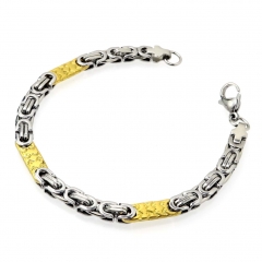 Wholesale stainless steel jewelry man's chain bracelet