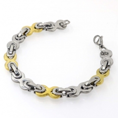 Wholesale stainless steel jewelry man's chain bracelet