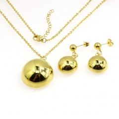 Stainless steel jewelry set  Necklace and earrings