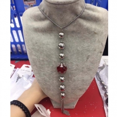 Stainless steel jewelry sweater chain necklace wholesale