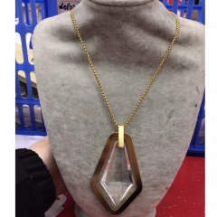 Stainless steel jewelry sweater chain necklace wholesale