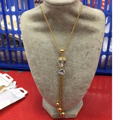 Stainless steel jewelry sweater chain necklace wholesale