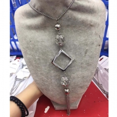 Stainless steel jewelry sweater chain necklace wholesale