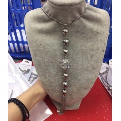 Stainless steel jewelry sweater chain necklace wholesale