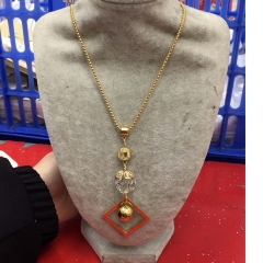 Stainless steel jewelry sweater chain necklace wholesale