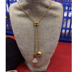 Stainless steel jewelry sweater chain necklace wholesale