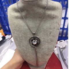 Stainless steel jewelry sweater chain necklace wholesale