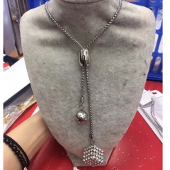 Stainless steel jewelry sweater chain necklace wholesale