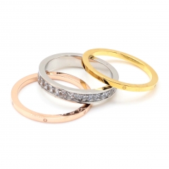 Stainless steel jewelry Fashion ring wholesale