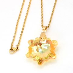 Stainless steel jewelry crystal Pendant necklace wholesale