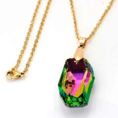 Stainless steel jewelry crystal Pendant necklace wholesale
