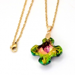 Stainless steel jewelry crystal Pendant necklace wholesale