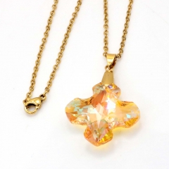 Stainless steel jewelry crystal Pendant necklace wholesale