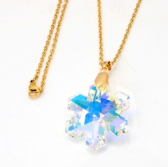 Stainless steel jewelry crystal Pendant necklace wholesale