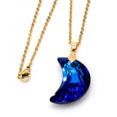Stainless steel jewelry crystal Pendant necklace wholesale
