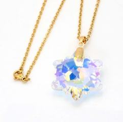 Stainless steel jewelry crystal Pendant necklace wholesale