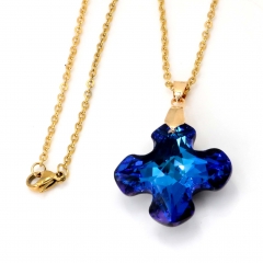 Stainless steel jewelry crystal Pendant necklace wholesale