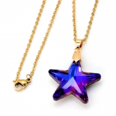 Stainless steel jewelry crystal Pendant necklace wholesale