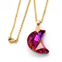Stainless steel jewelry crystal Pendant necklace wholesale