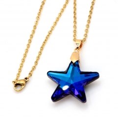 Stainless steel jewelry crystal Pendant necklace wholesale