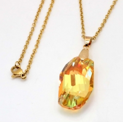 Stainless steel jewelry crystal Pendant necklace wholesale