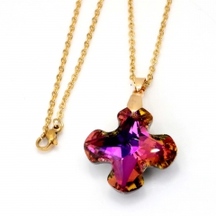 Stainless steel jewelry crystal Pendant necklace wholesale