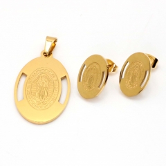 Stainless steel jewelry set Pendants and earrings Wholesale