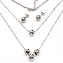 Stainless steel jewelry set Necklace and earrings Wholesale