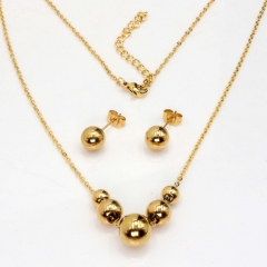Stainless steel jewelry set Necklace and earrings Wholesale