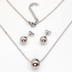 Stainless steel jewelry set Necklace and earrings Wholesale