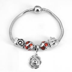 Stainless steel jewelry Pandor a Charms Bracelet wholesale