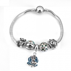 Stainless steel jewelry Pandor a Charms Bracelet wholesale