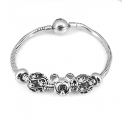 Stainless steel jewelry Pandor a Charms Bracelet wholesale
