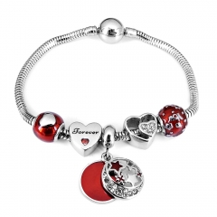 Stainless steel jewelry Pandor a Charms Bracelet wholesale