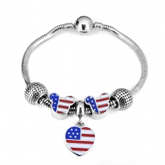 Stainless steel jewelry Pandor a Charms Bracelet wholesale
