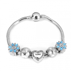 Stainless steel jewelry Pandor a Charms Bracelet wholesale