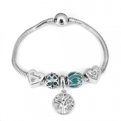 Stainless steel jewelry Pandor a Charms Bracelet wholesale