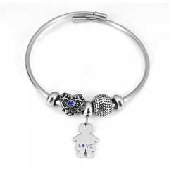 Stainless steel jewelry Pandor a Charms Bracelet wholesale