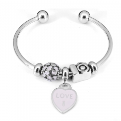 Stainless steel jewelry Pandor a Charms Bracelet wholesale