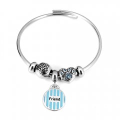 Stainless steel jewelry Pandor a Charms Bracelet wholesale