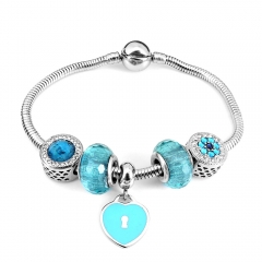 Stainless steel jewelry Pandor a Charms Bracelet wholesale