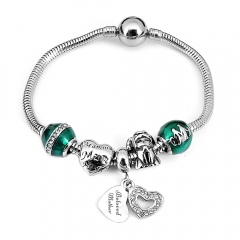 Stainless steel jewelry Pandor a Charms Bracelet wholesale