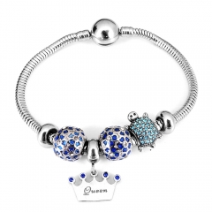 Stainless steel jewelry Pandor a Charms Bracelet wholesale